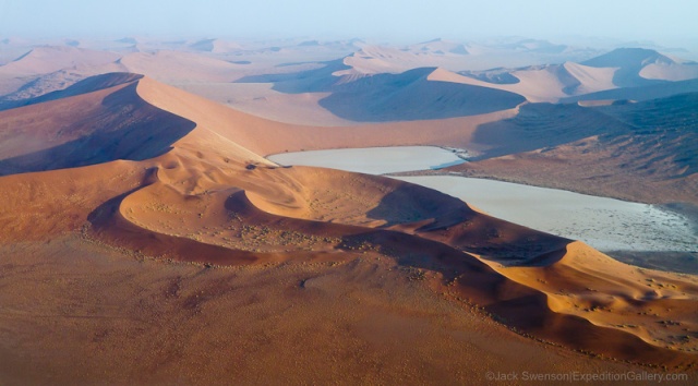 Astounding dune formations make this an amazing scenic flight.